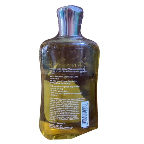 Bath & Body Works Cotton Blossom Shower Gel 10 Fl Oz Signature SEALED - Picture 4 of 9